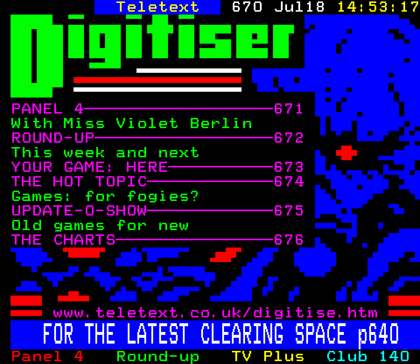 Digitiser, Teletext - 1999