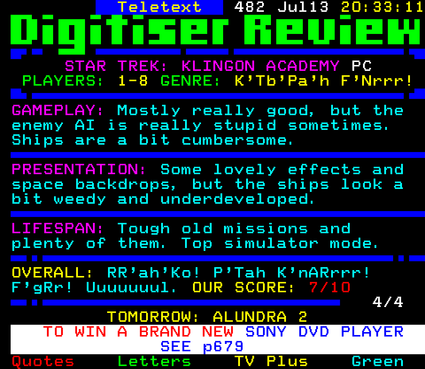 Digitiser, Teletext - 2000