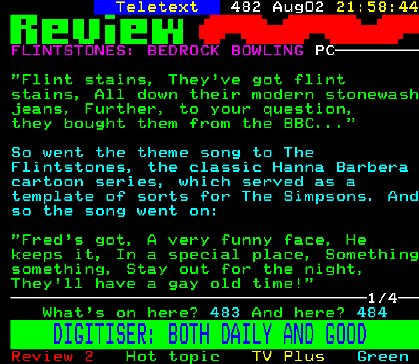 Digitiser, Teletext - 2000