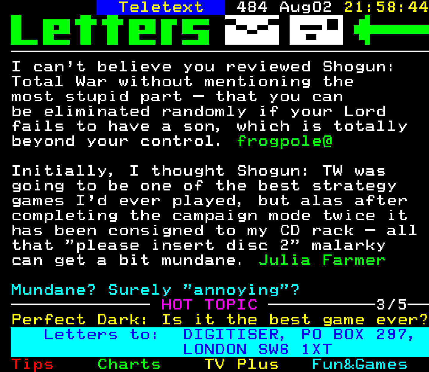 Digitiser, Teletext - 2000