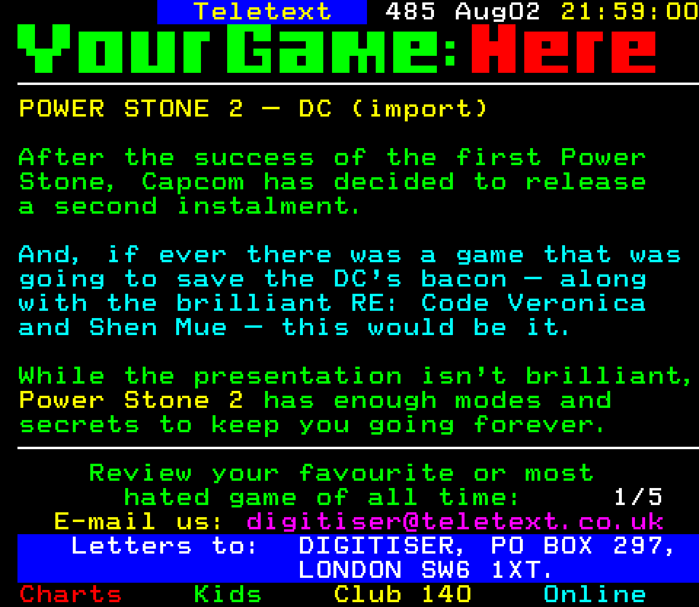 Digitiser, Teletext - 2000