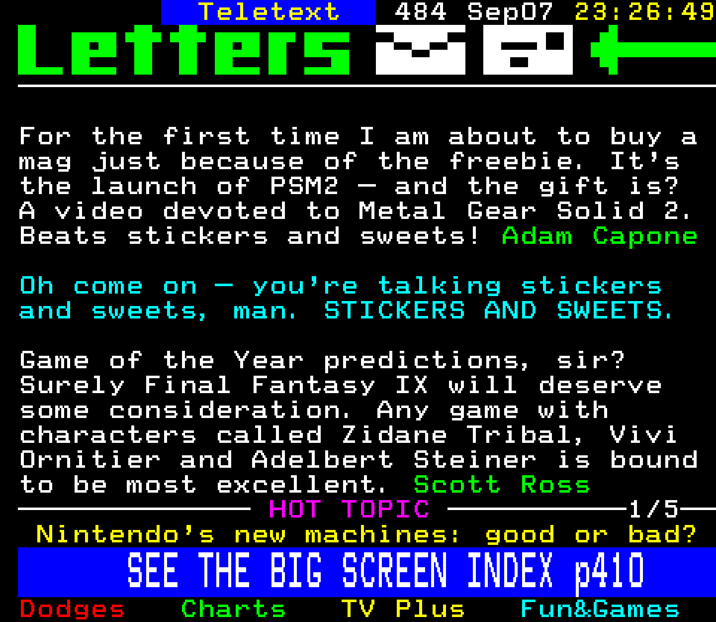 Digitiser, Teletext - 2000