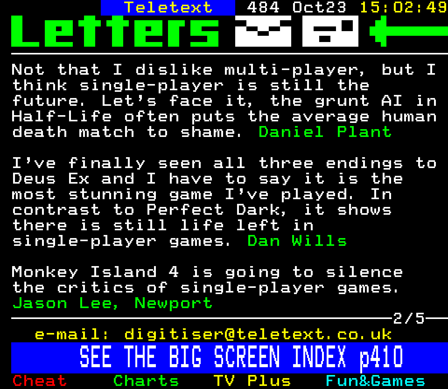 Digitiser, Teletext - 2000