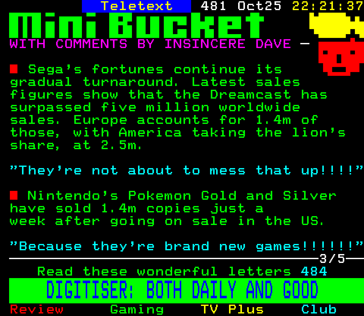 Digitiser, Teletext - 2000