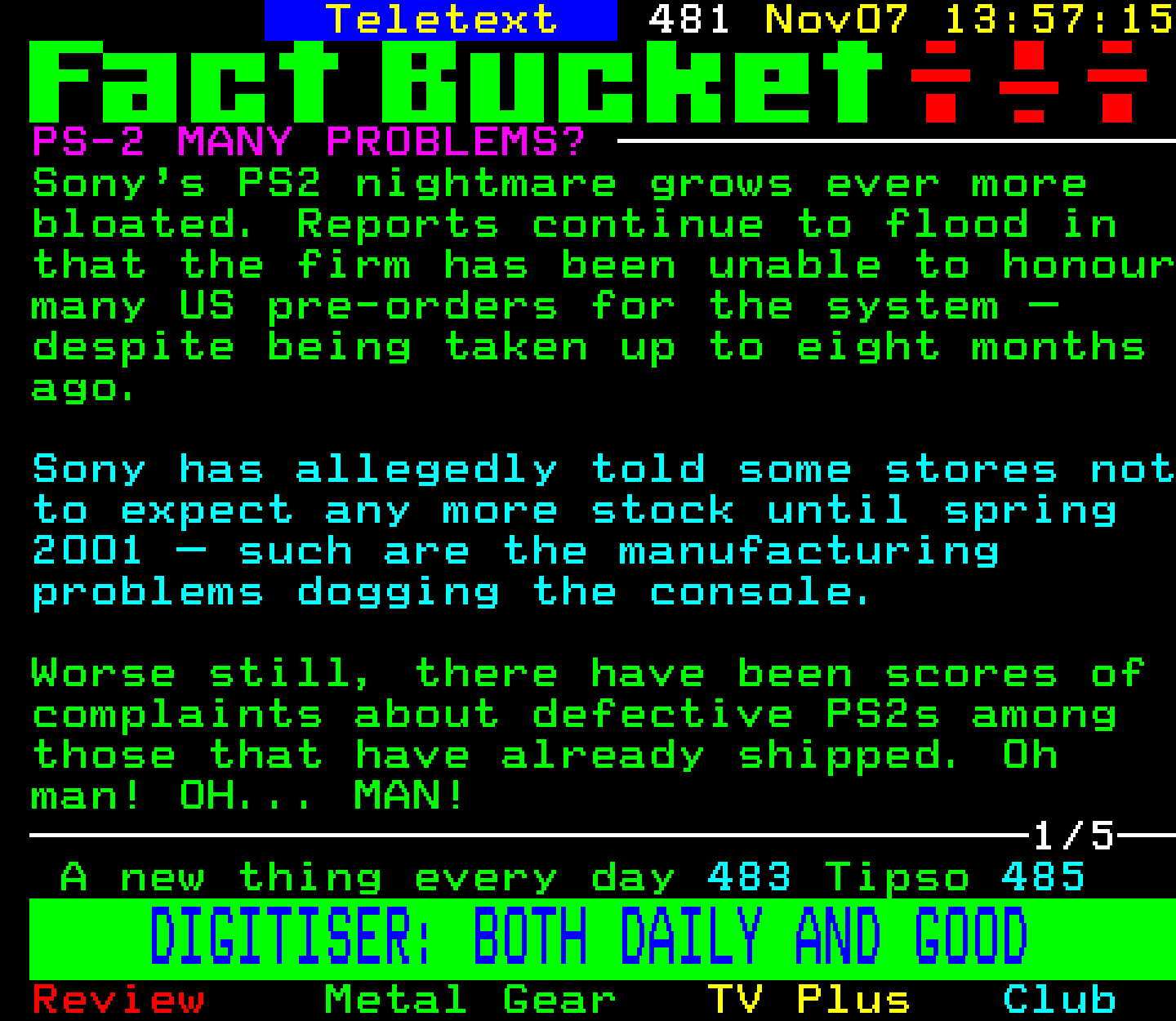 Digitiser, Teletext - 2000