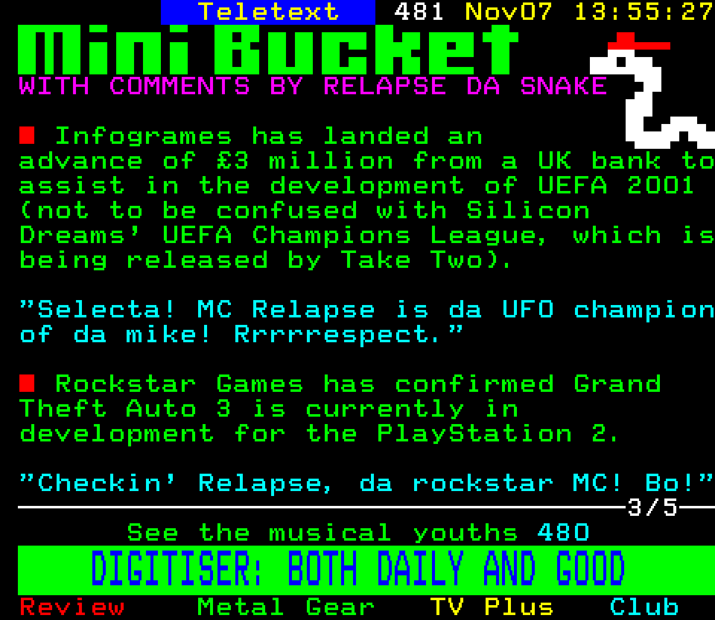 Digitiser, Teletext - 2000