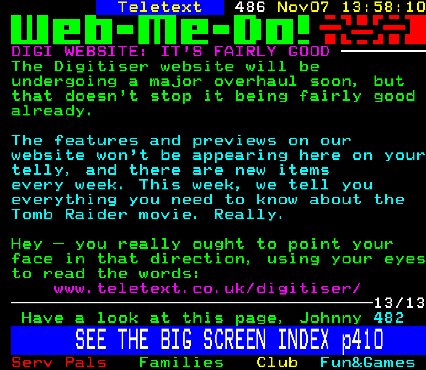 Digitiser, Teletext - 2000