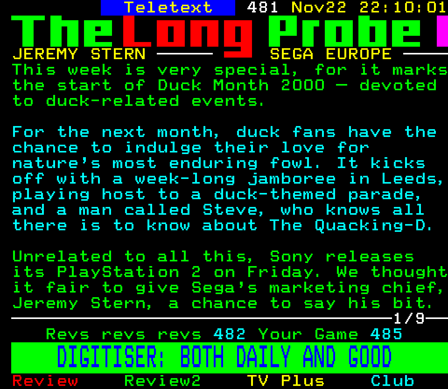 Digitiser, Teletext - 2000