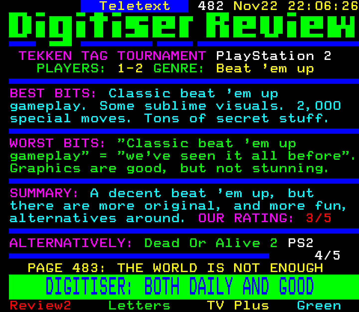 Digitiser, Teletext - 2000