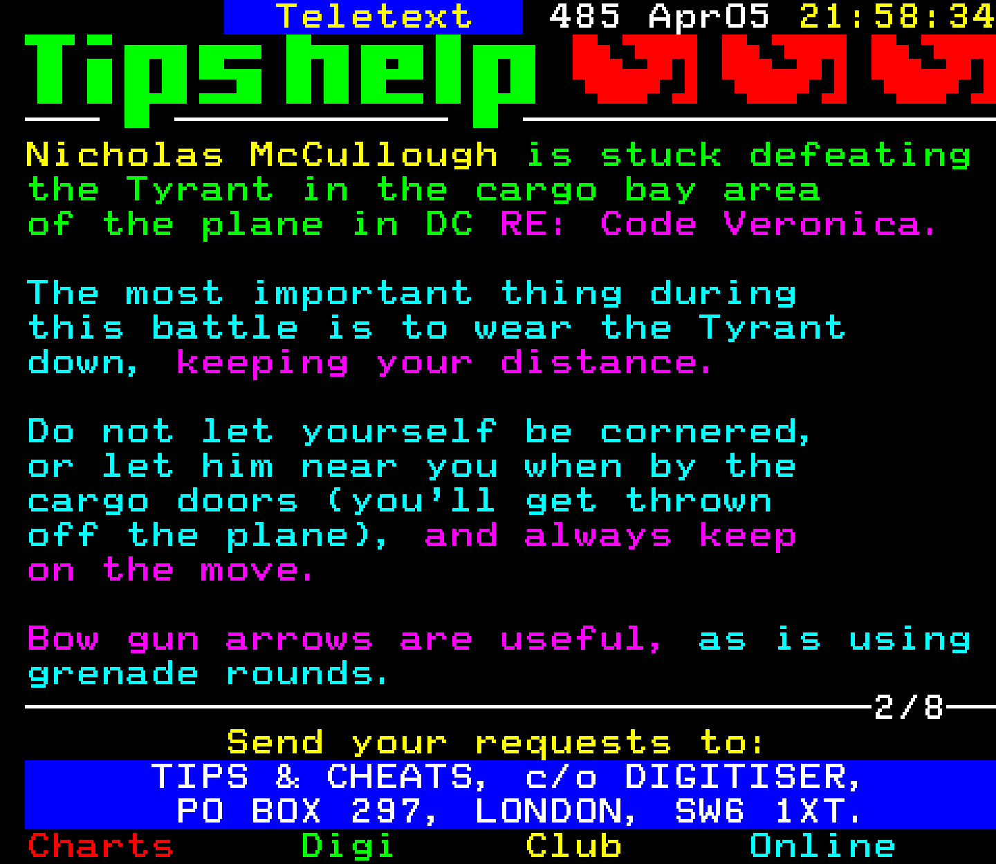 Digitiser, Teletext - 2001