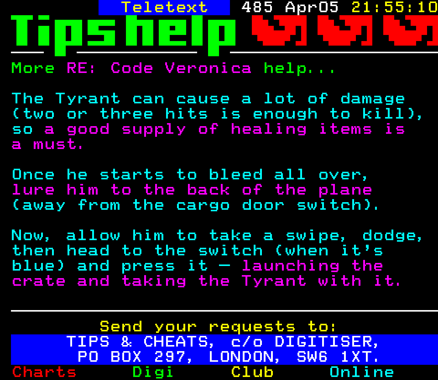 Digitiser, Teletext - 2001