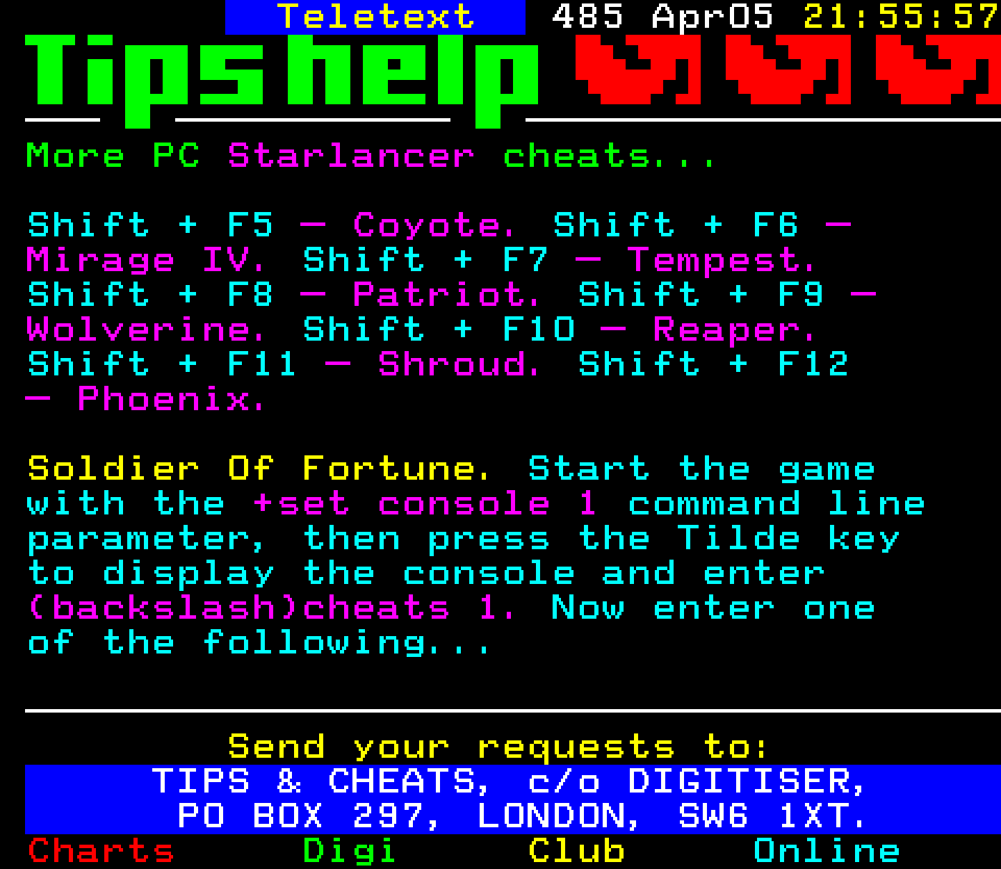 Digitiser, Teletext - 2001