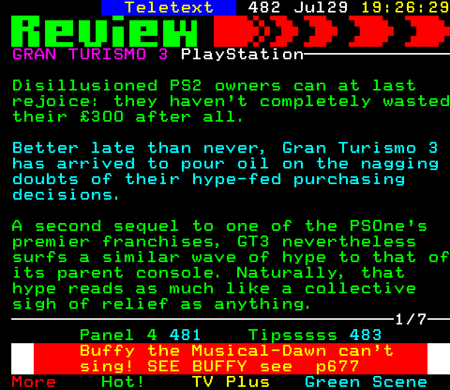 Digitiser, Teletext - 2001