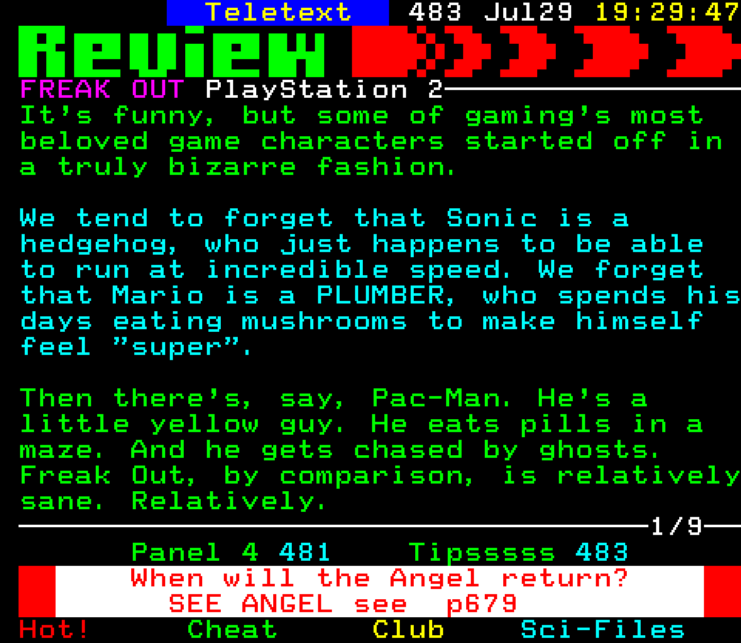 Digitiser, Teletext - 2001