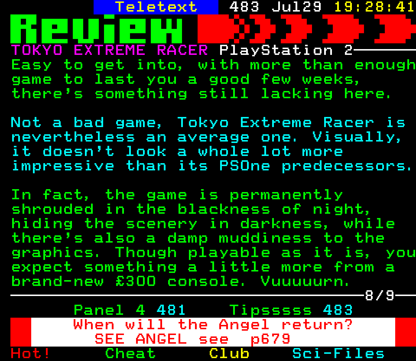 Digitiser, Teletext - 2001