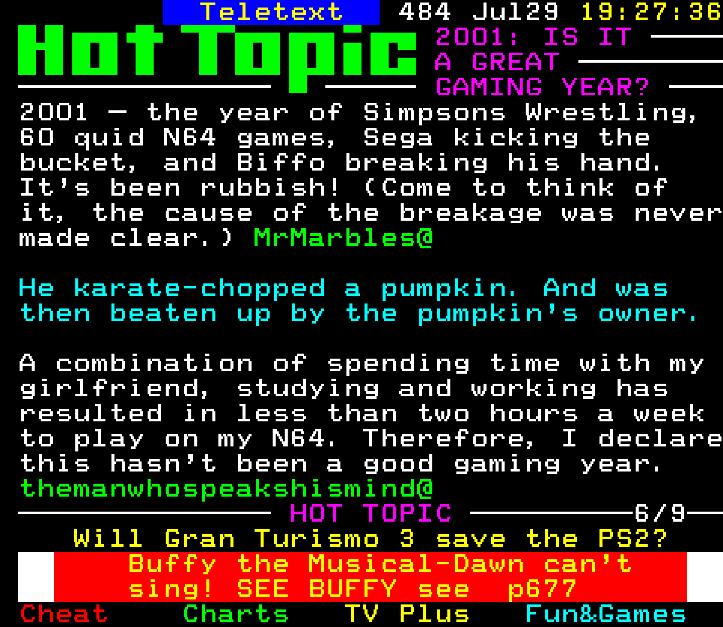 Digitiser, Teletext - 2001