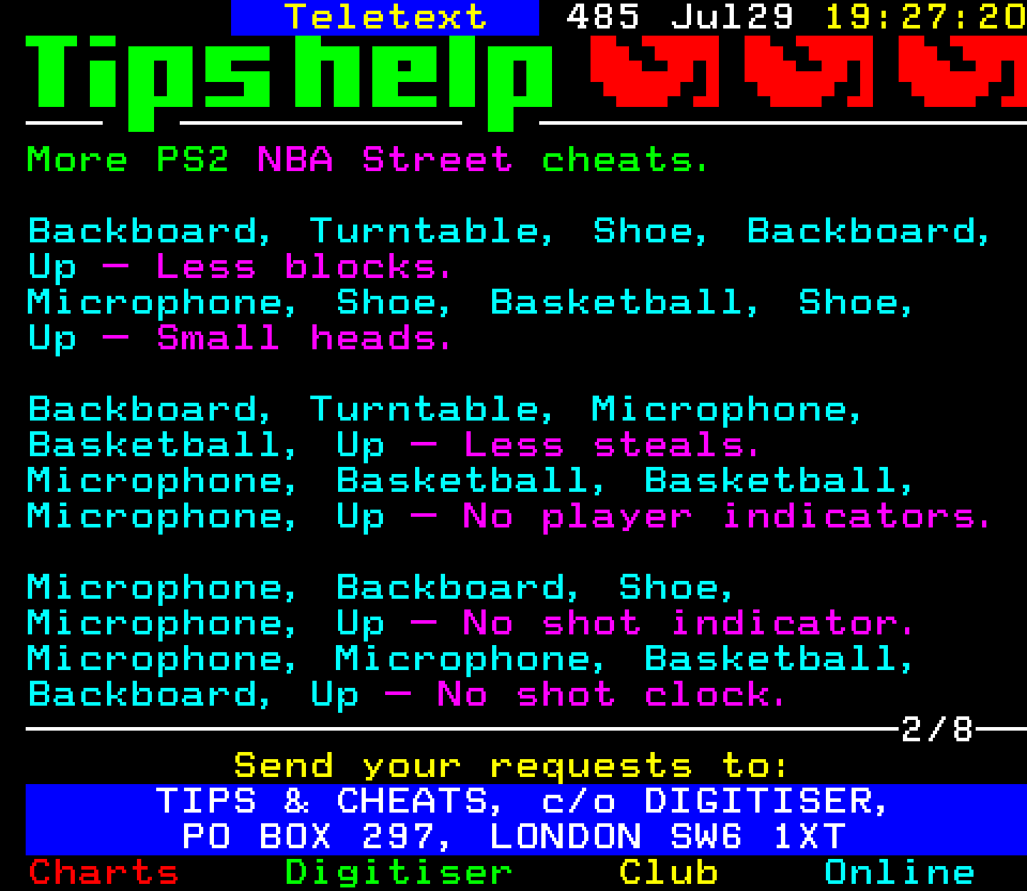 Digitiser, Teletext - 2001