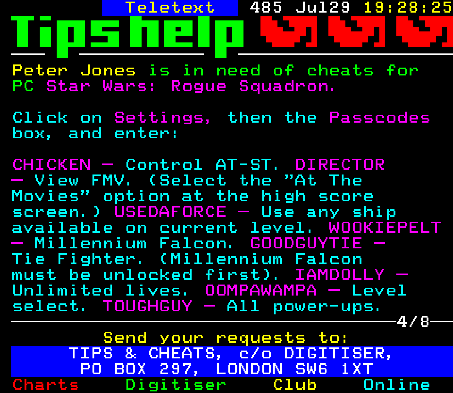 Digitiser, Teletext - 2001