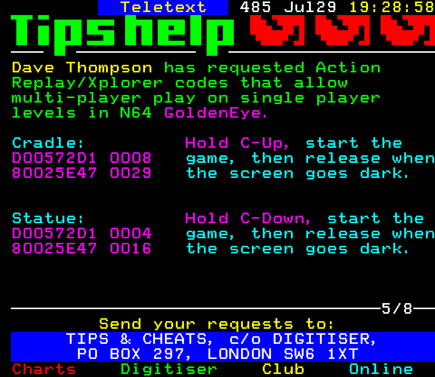Digitiser, Teletext - 2001