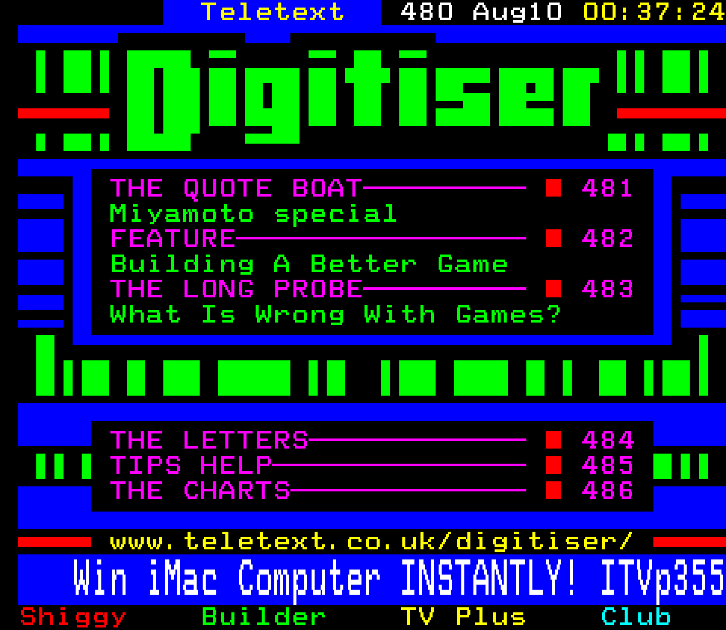 Digitiser, Teletext - 2001