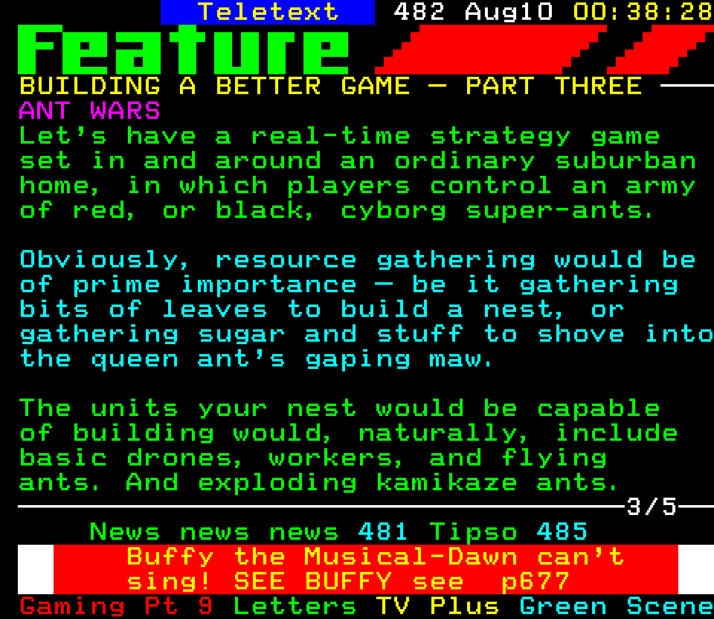 Digitiser, Teletext - 2001
