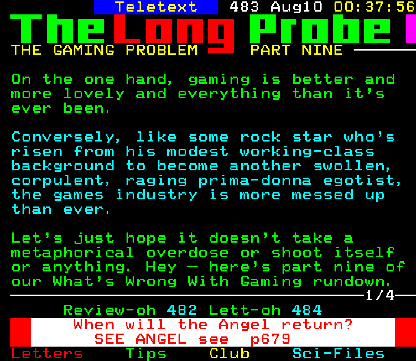 Digitiser, Teletext - 2001