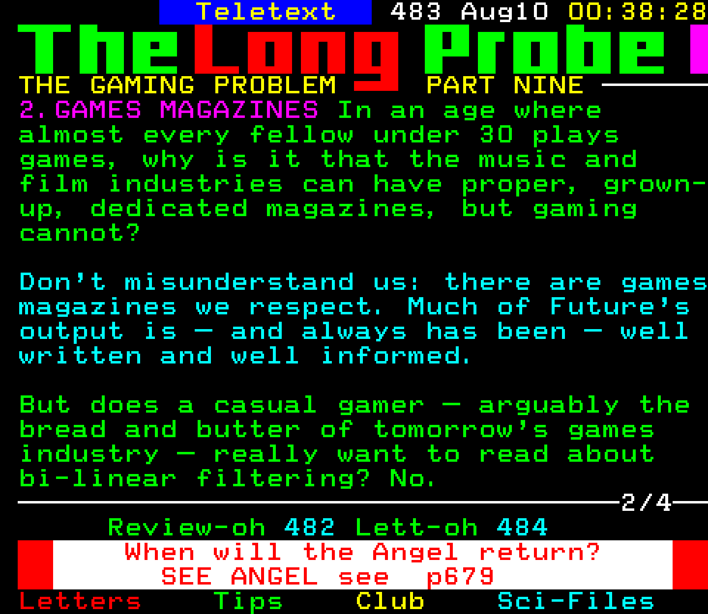 Digitiser, Teletext - 2001