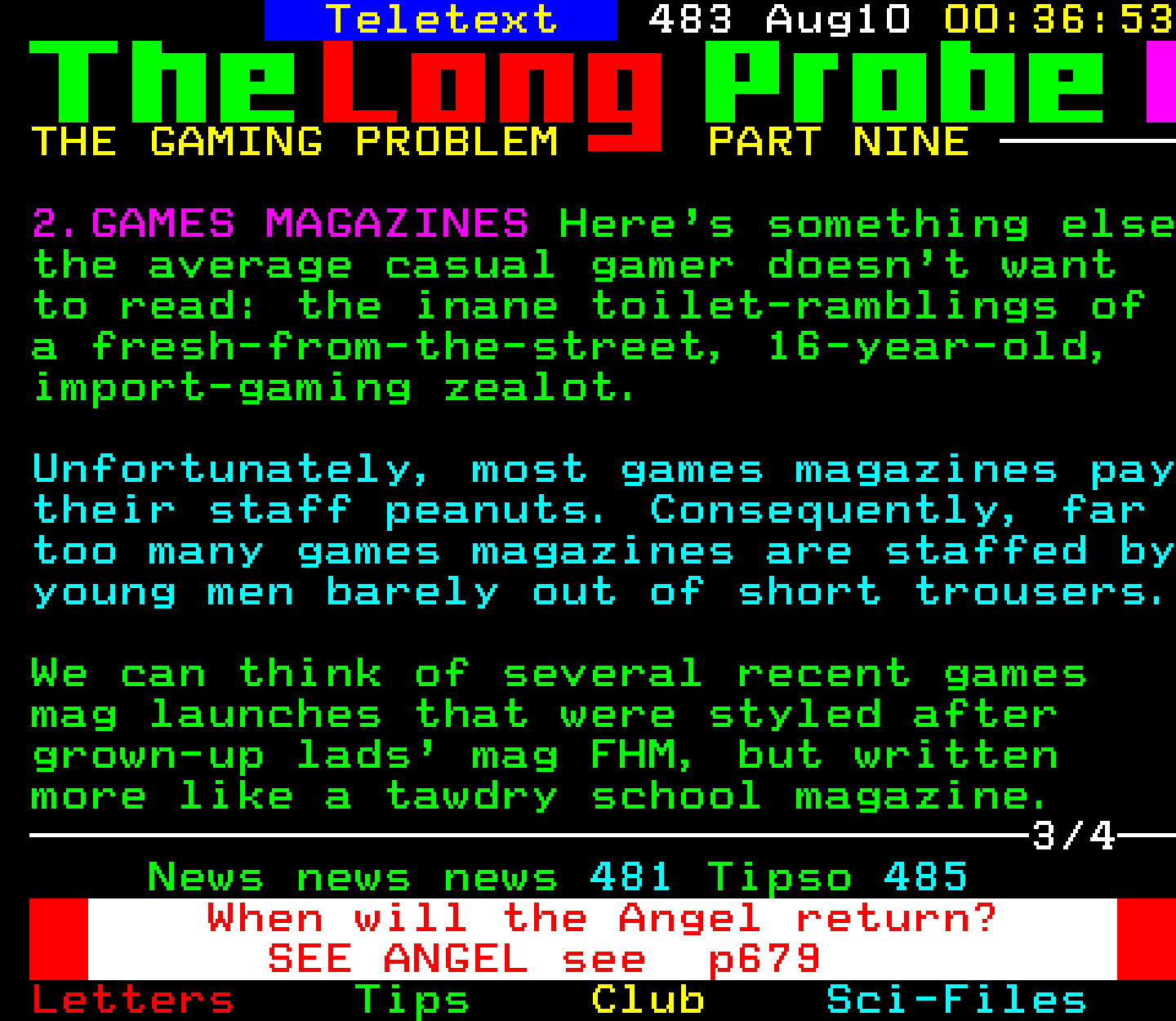 Digitiser, Teletext - 2001