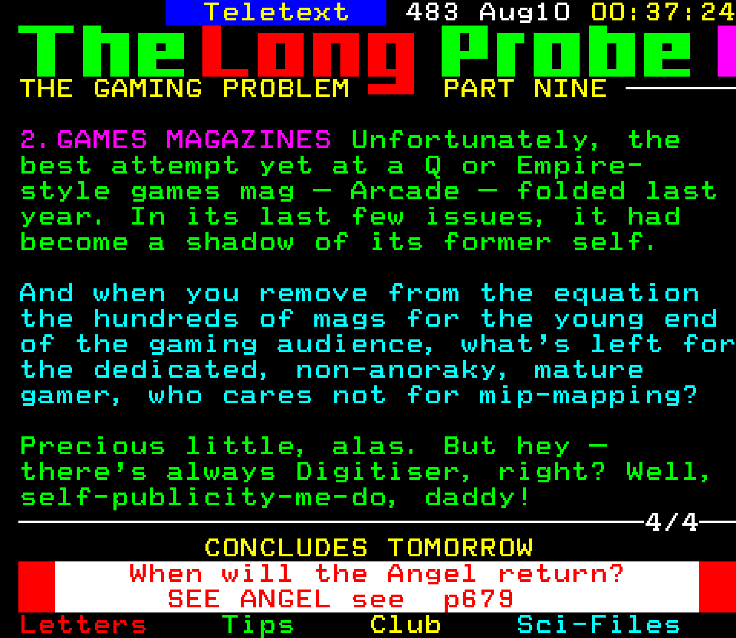 Digitiser, Teletext - 2001