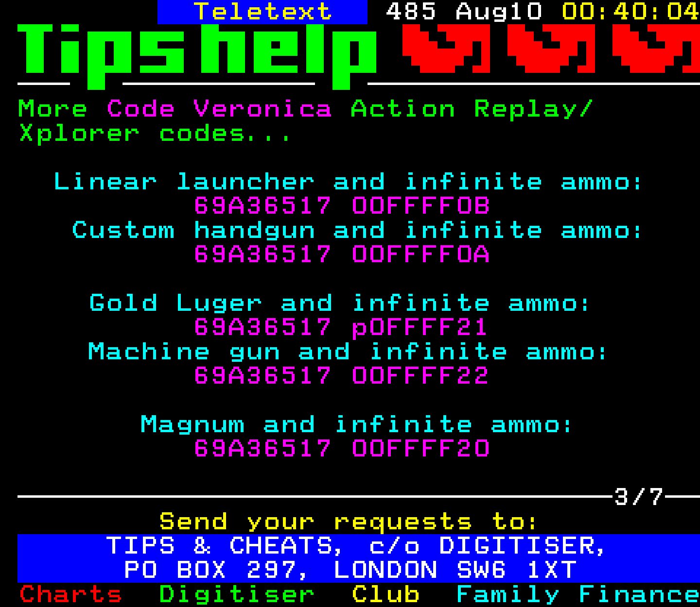 Digitiser, Teletext - 2001