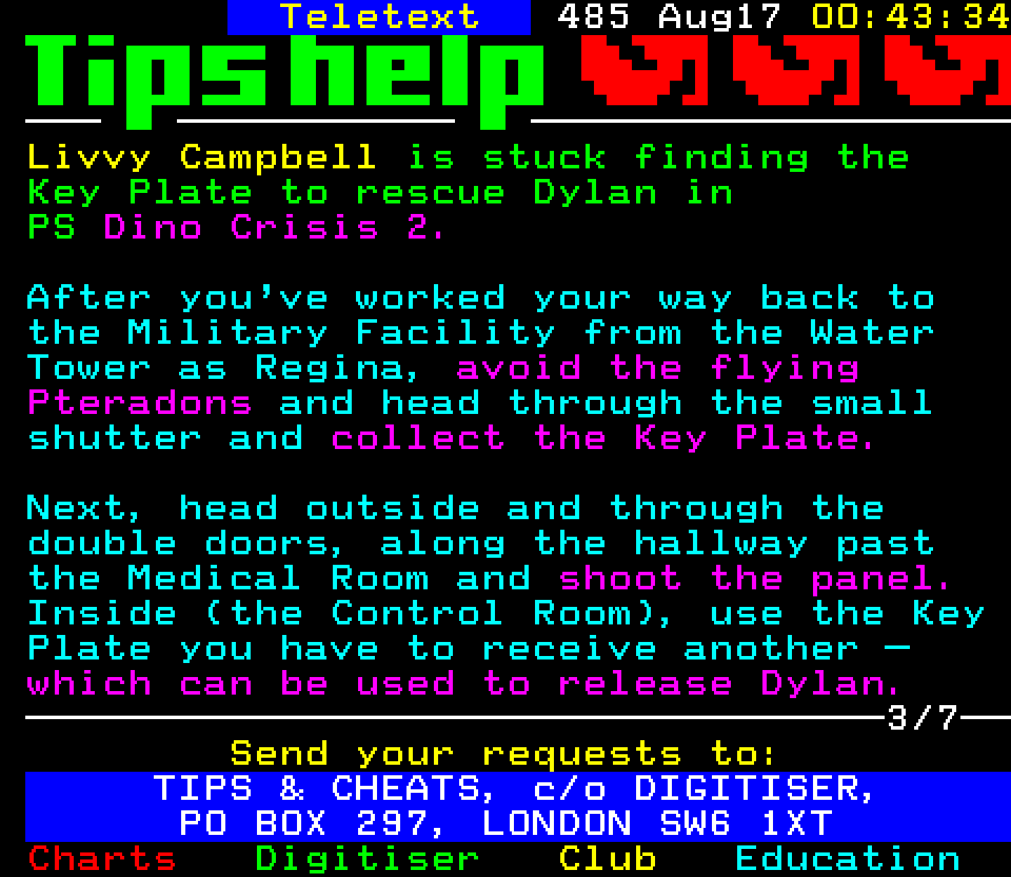 Digitiser, Teletext - 2001