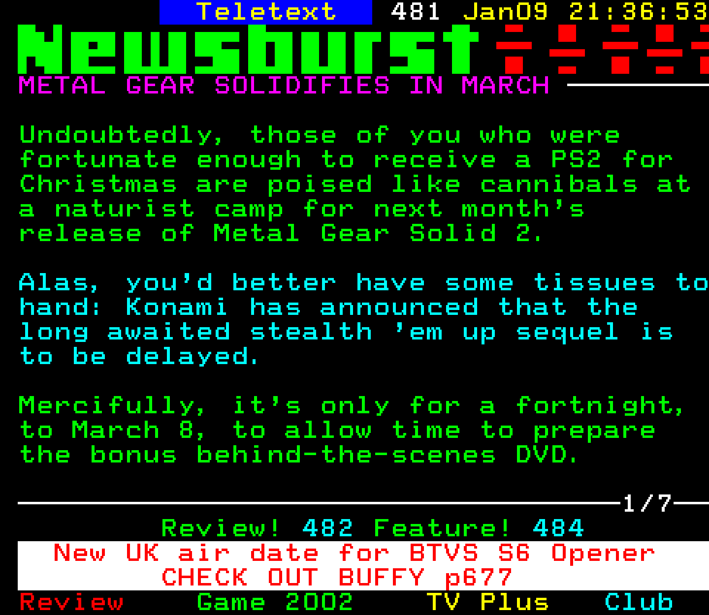Digitiser, Teletext - 2002