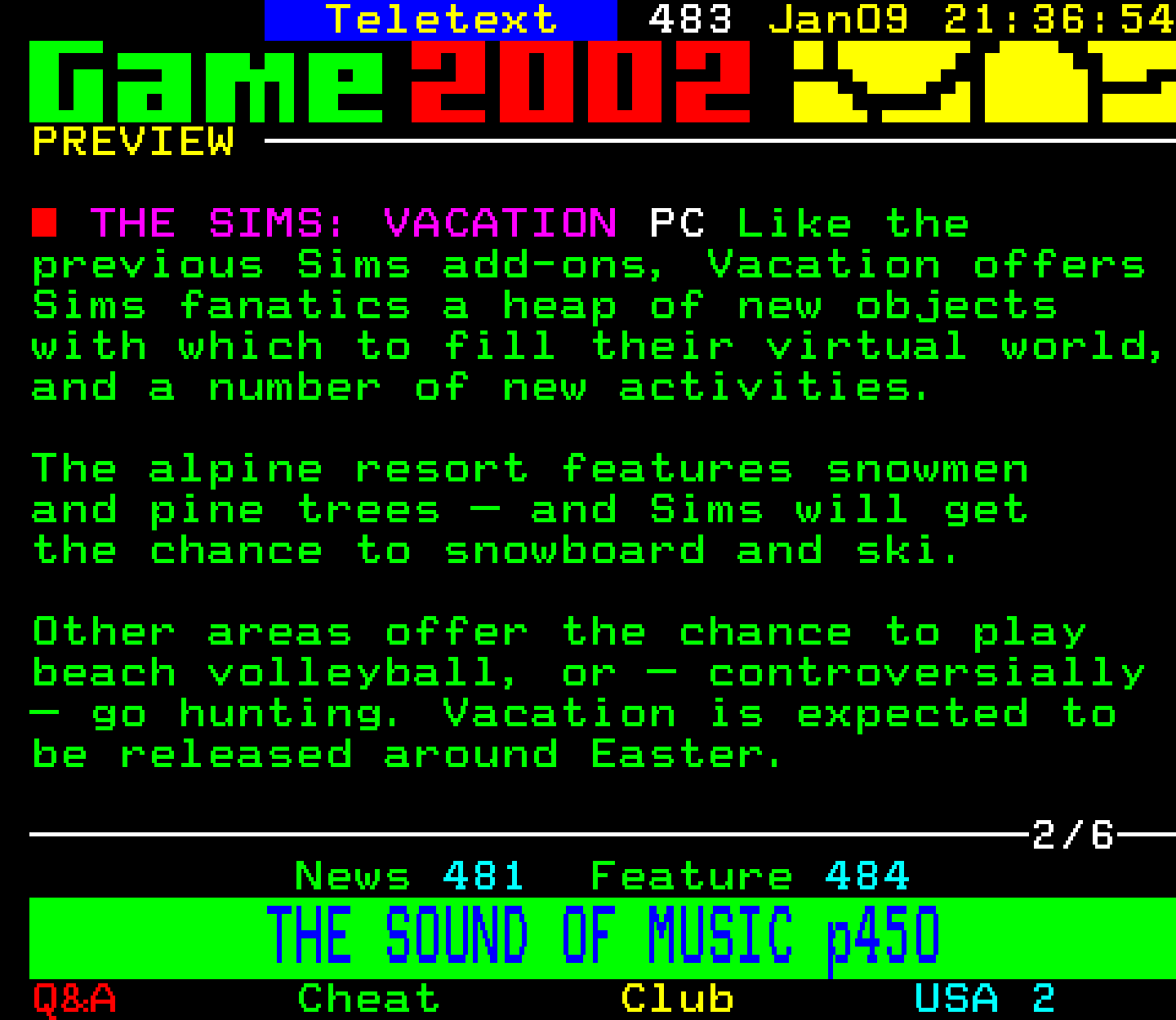 Digitiser, Teletext - 2002