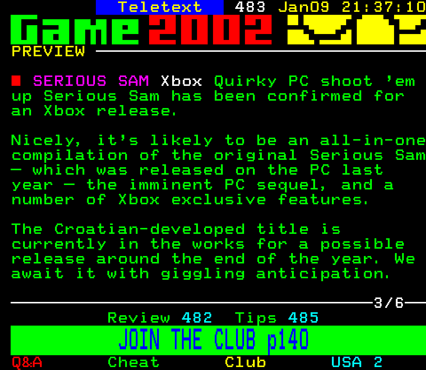 Digitiser, Teletext - 2002