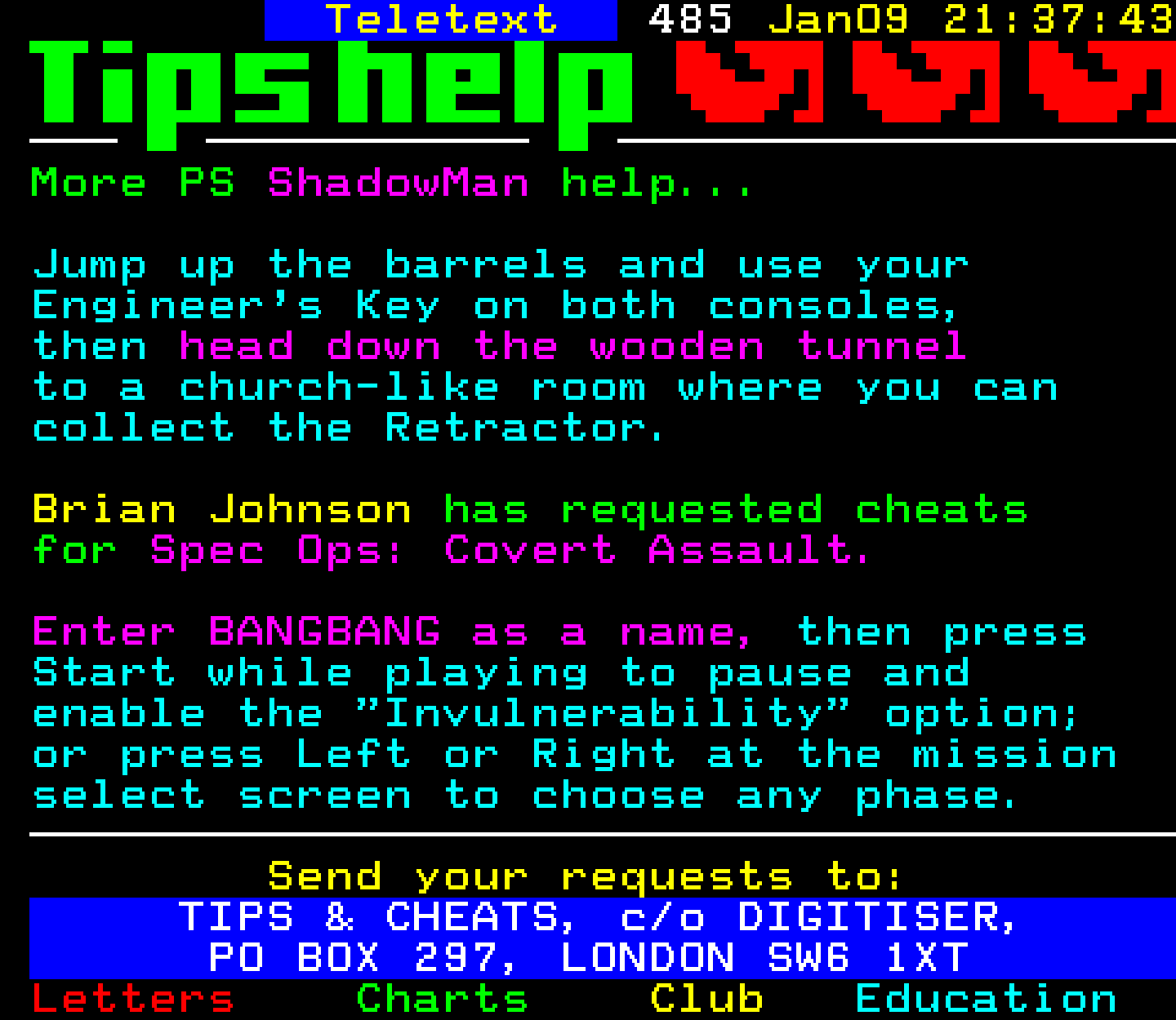 Digitiser, Teletext - 2002