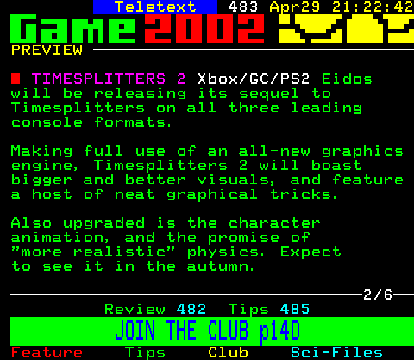 Digitiser, Teletext - 2002
