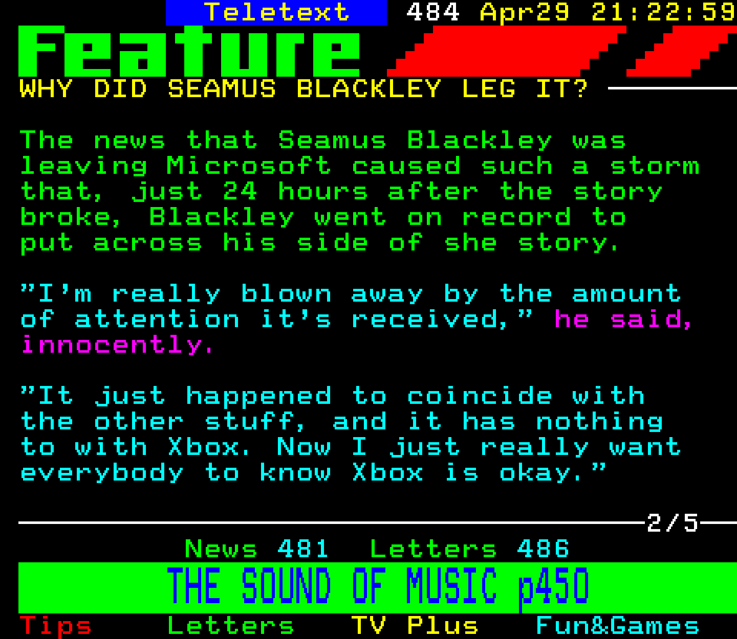 Digitiser, Teletext - 2002