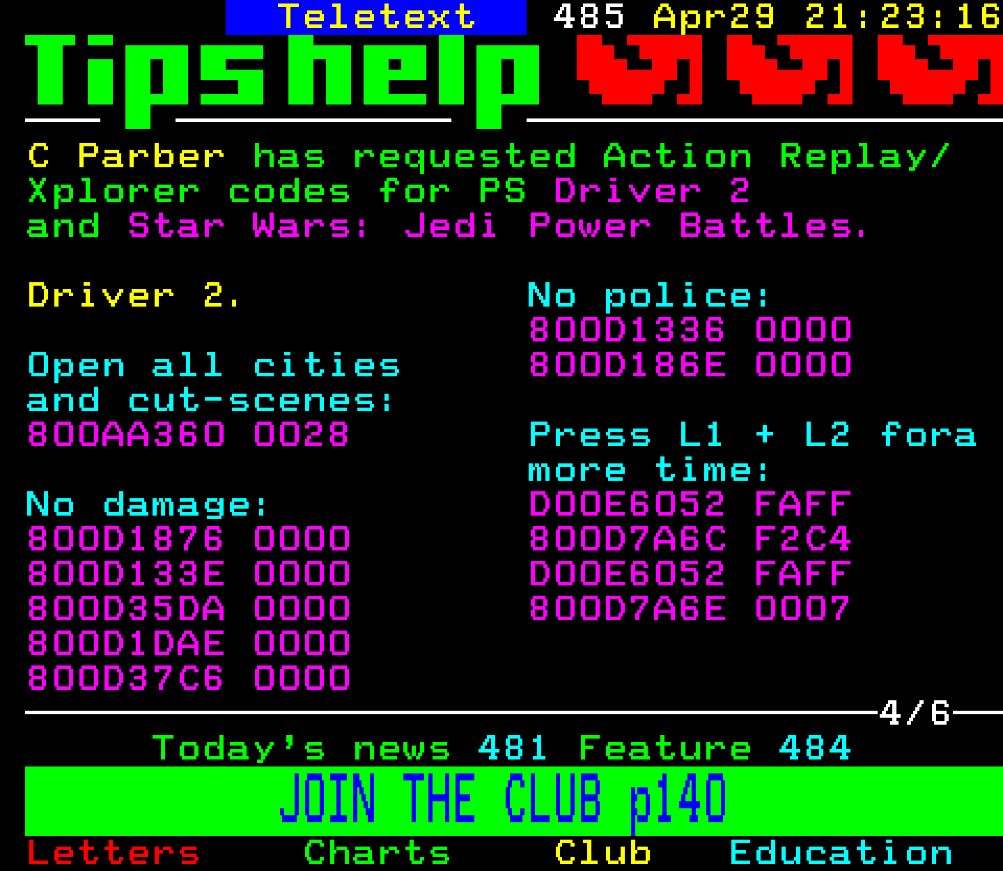 Digitiser, Teletext - 2002