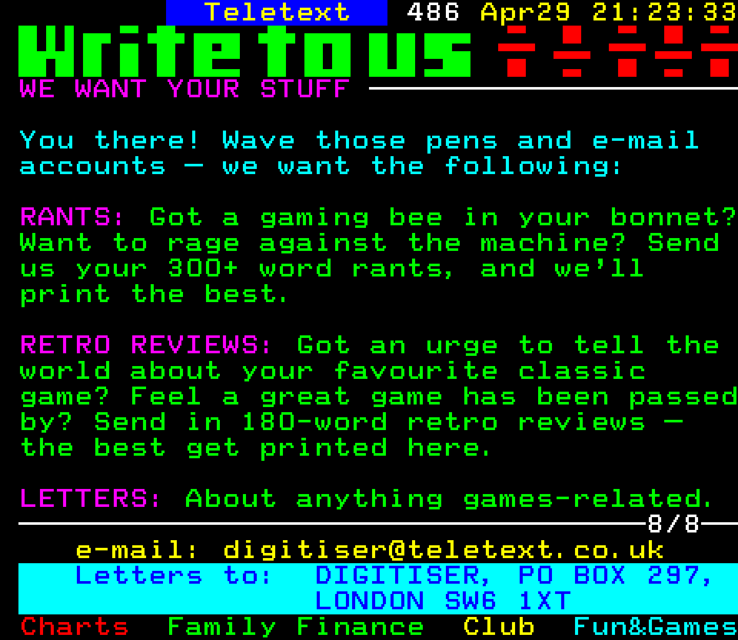 Digitiser, Teletext - 2002