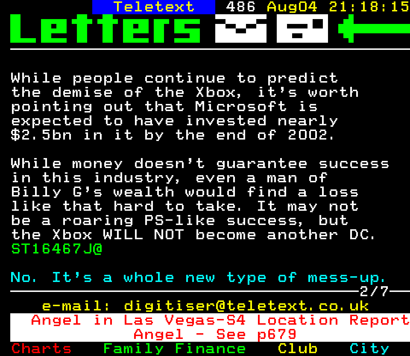 Digitiser, Teletext - 2002