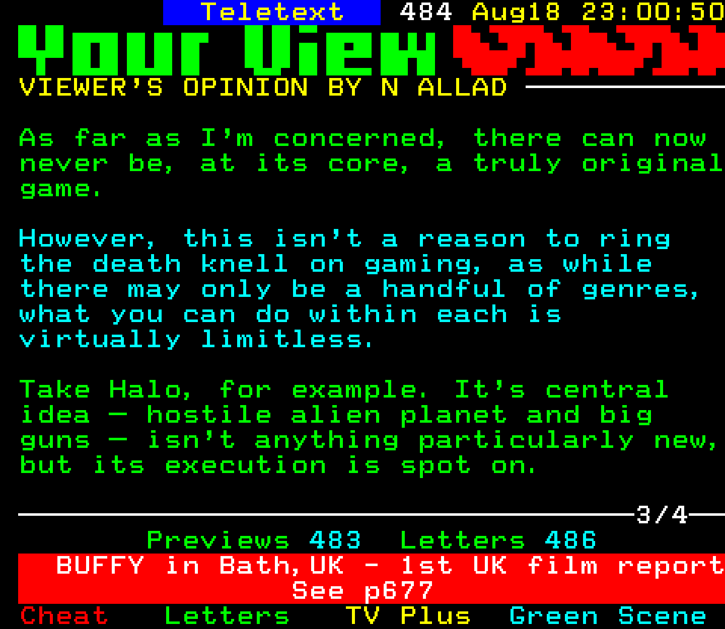 Digitiser, Teletext - 2002