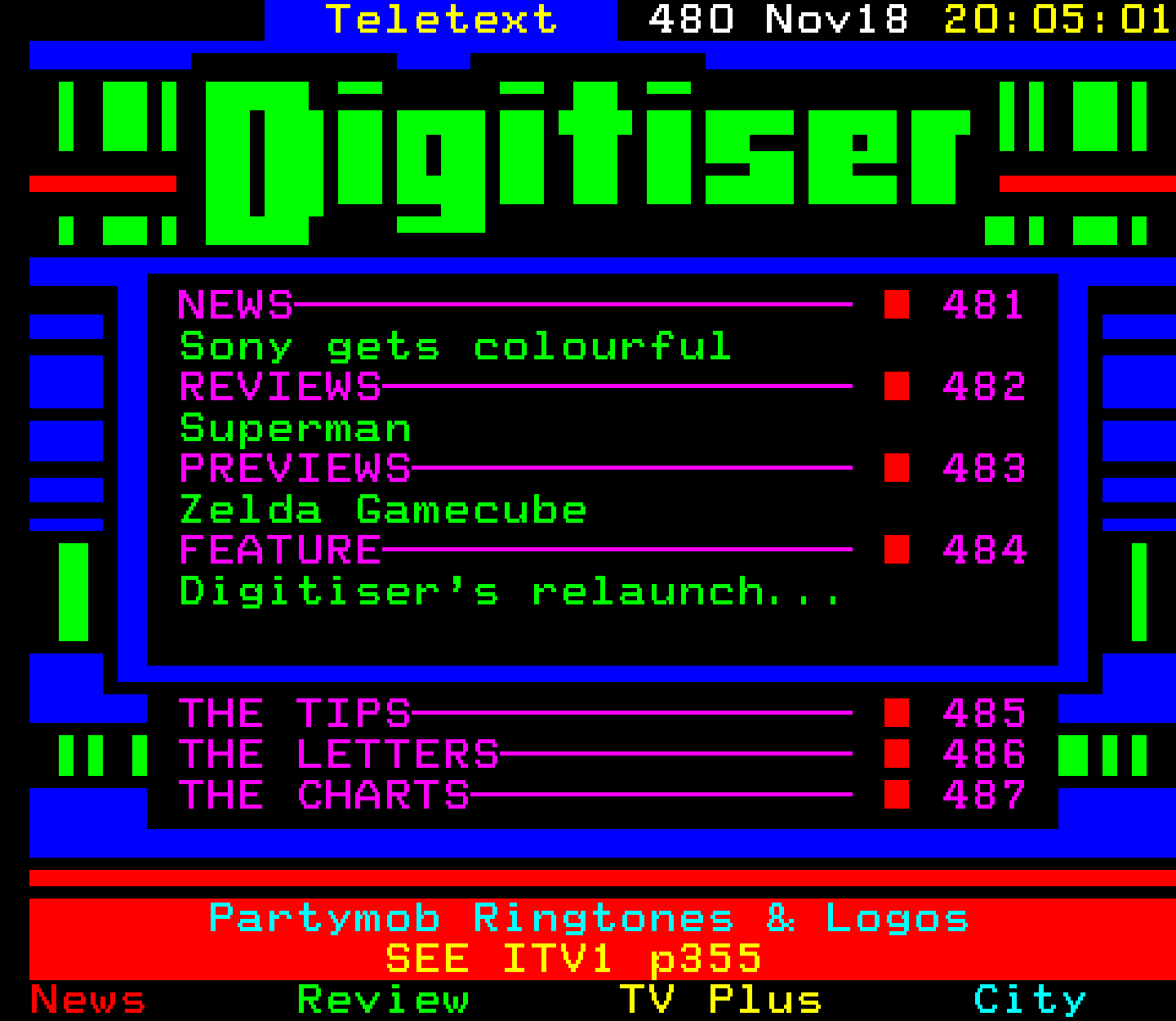 Digitiser, Teletext - 2002