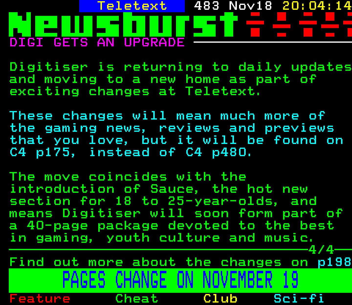 Digitiser, Teletext - 2002