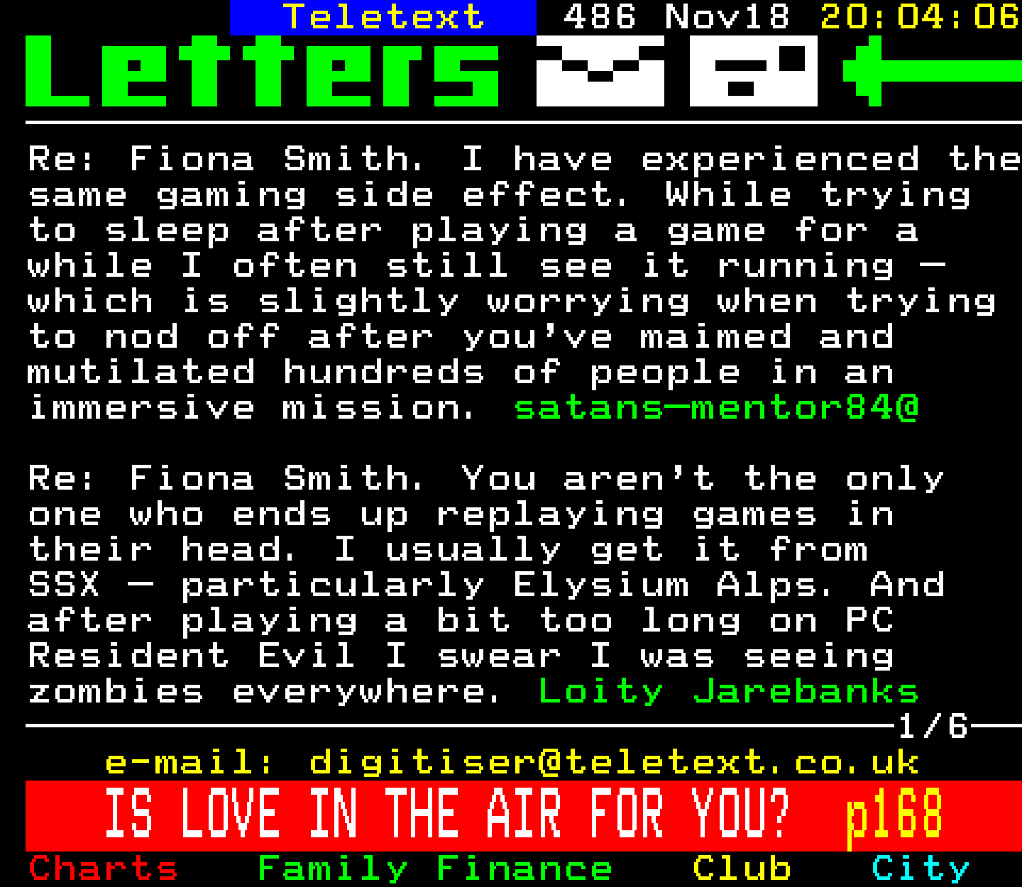 Digitiser, Teletext - 2002