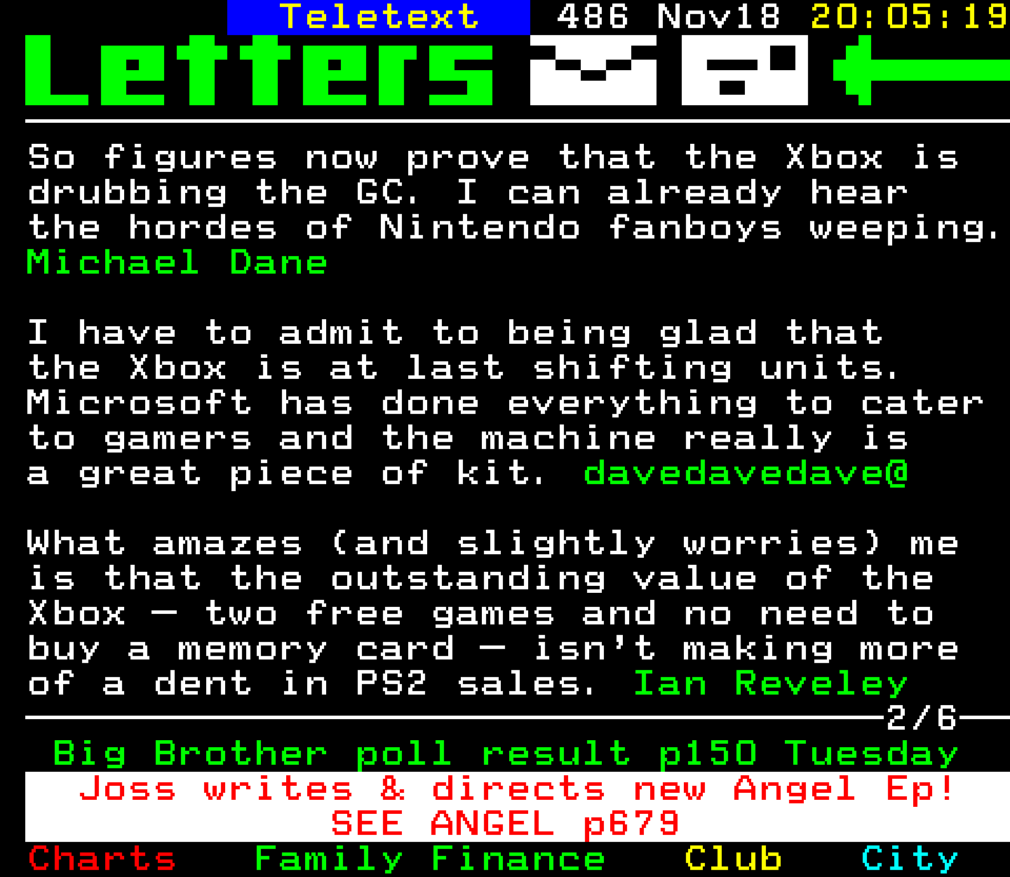 Digitiser, Teletext - 2002