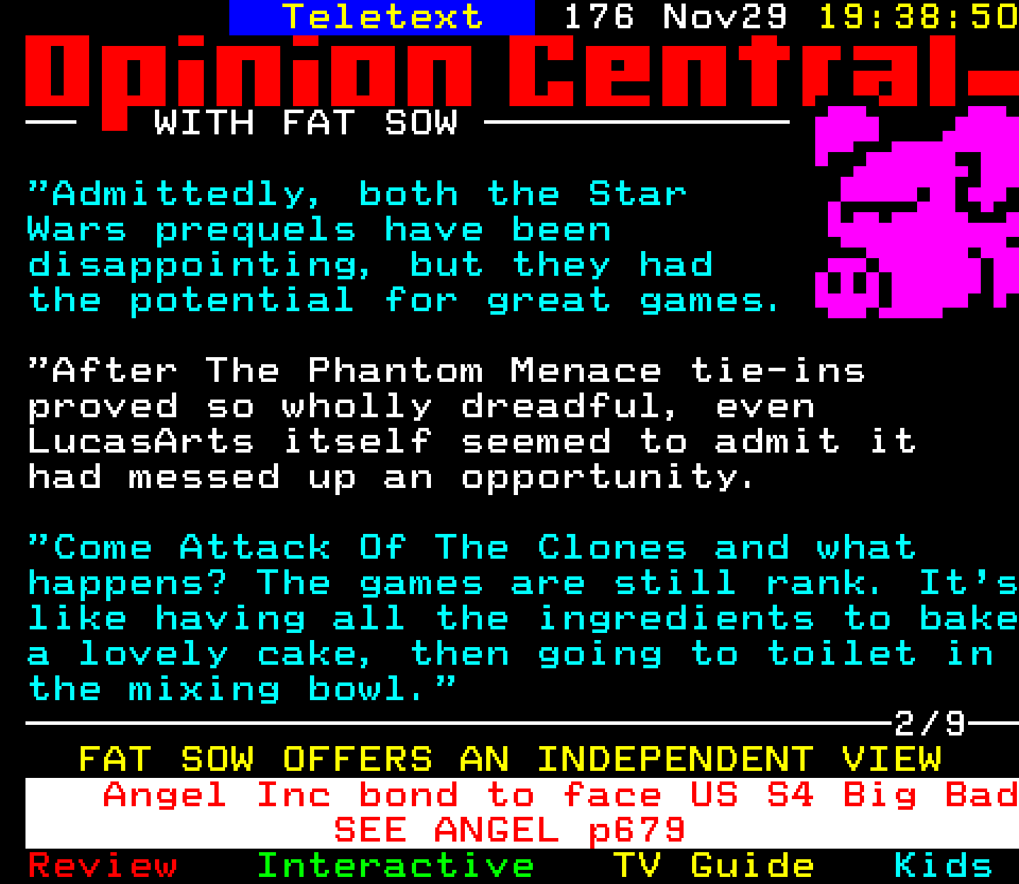 Digitiser, Teletext - 2002