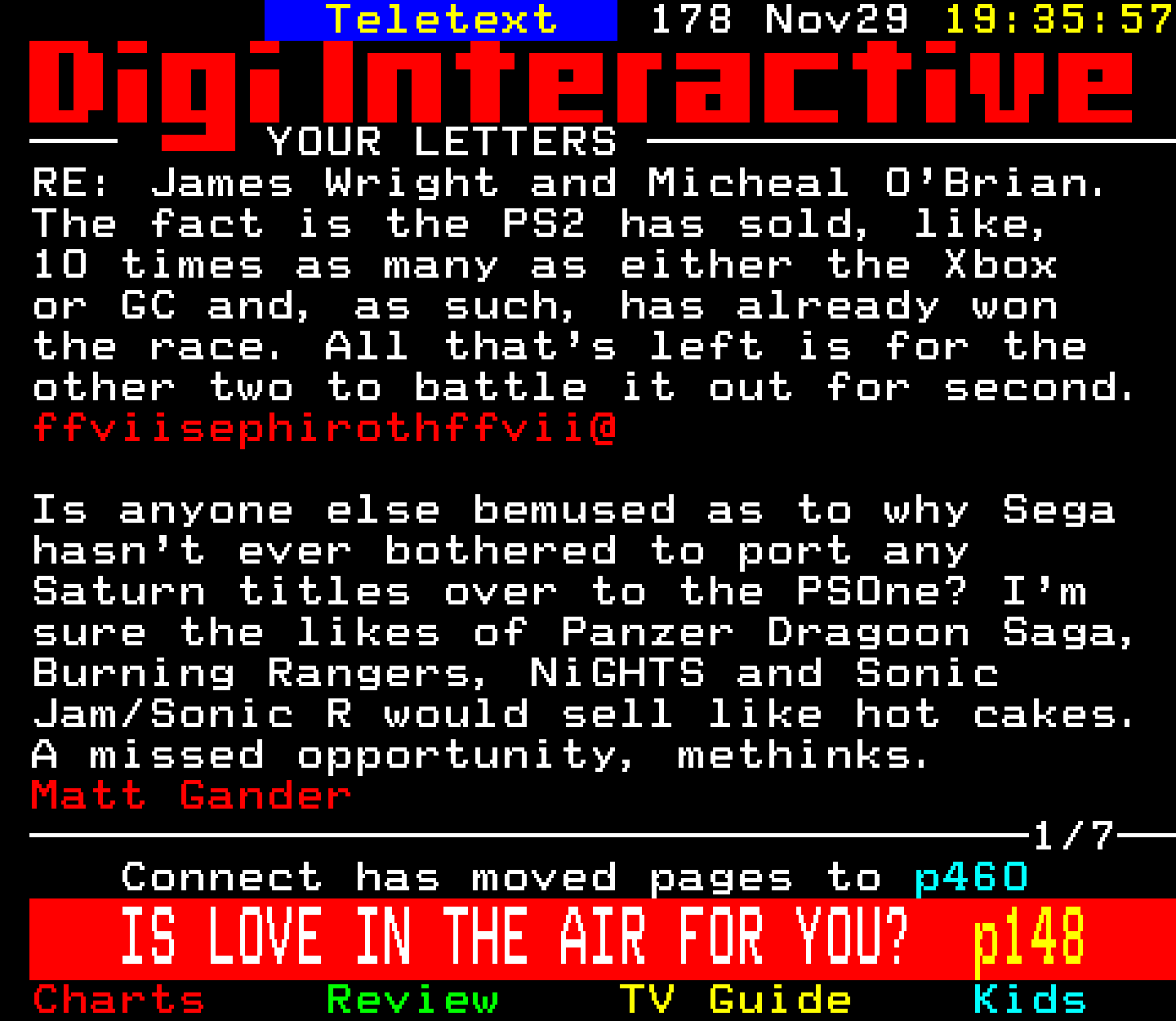 Digitiser, Teletext - 2002