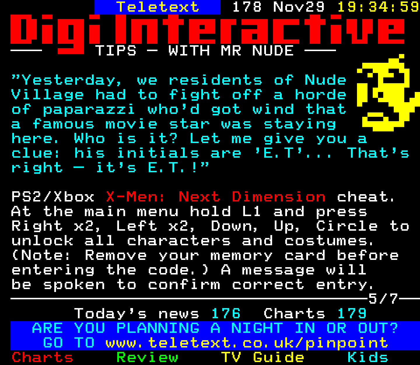 Digitiser, Teletext - 2002