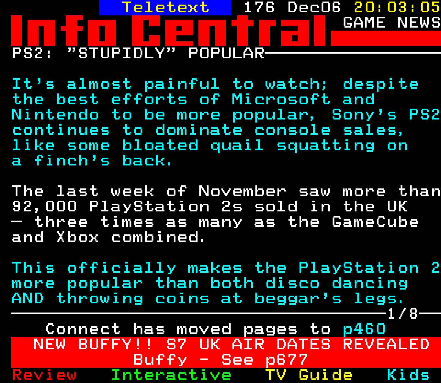 Digitiser, Teletext - 2002