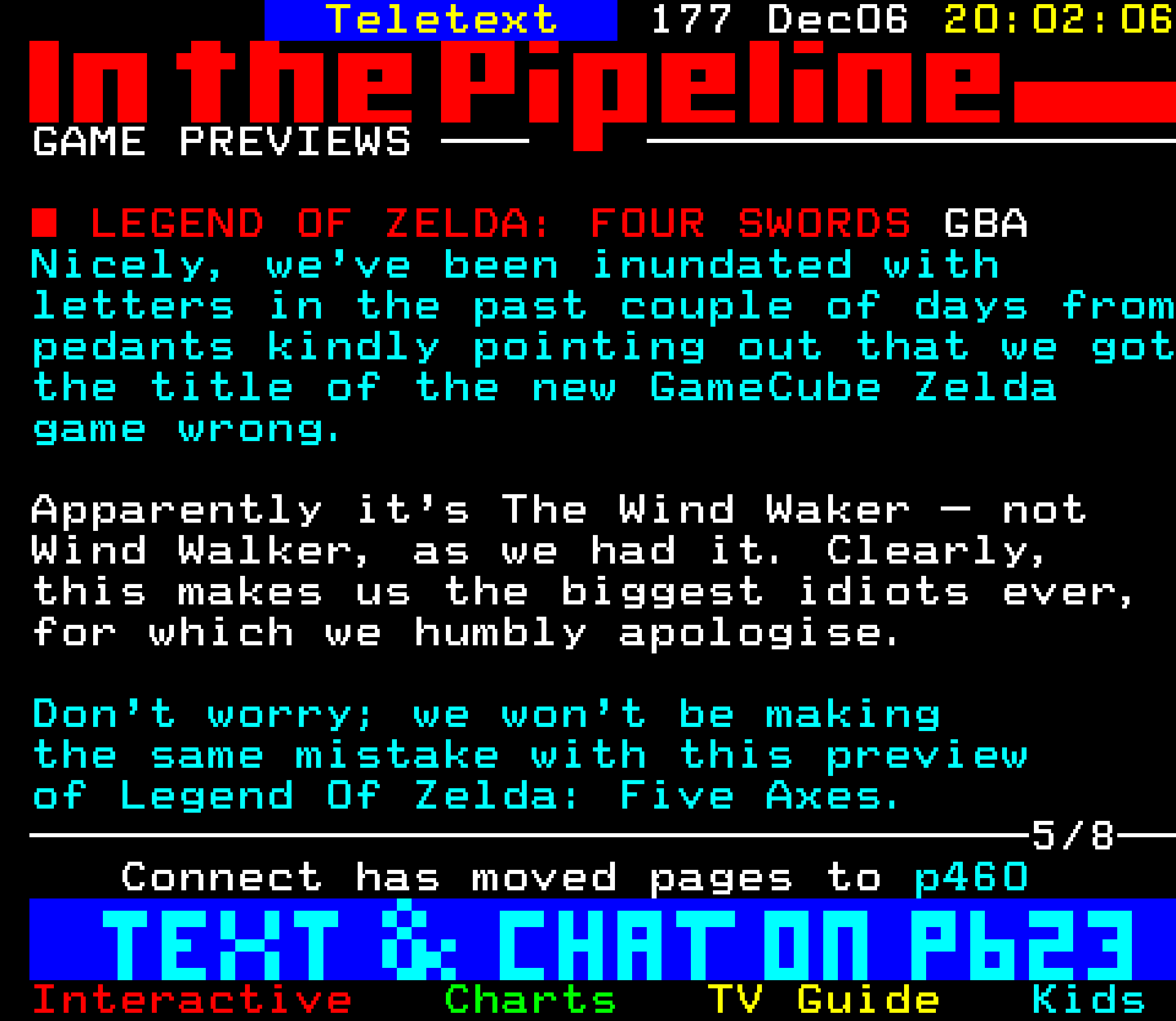 Digitiser, Teletext - 2002